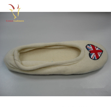 New Design Cashmere Schuhe Fußwärmer Cashmere Hausschuhe